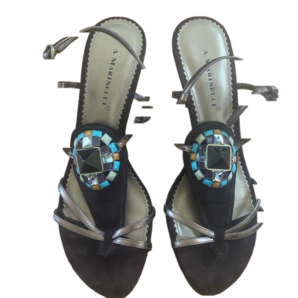 A.Marinell Riga Block Heels - size 9.5